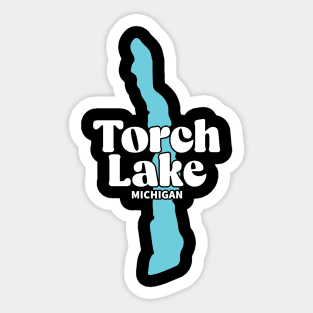 torch lake Michigan Sticker